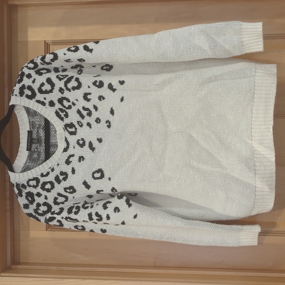 Parkhurst leopard print sweater - Picture 2 of 5